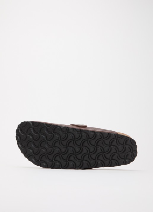 Birkenstock Boston wire Buckle muiltje van leer - detail 4 donkerbruin