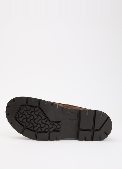 Birkenstock Highwood Moc veterschoen van suède - detail 3 bruin