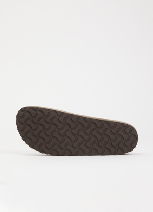 Birkenstock Naples muiltje van suède - detail 5 taupe