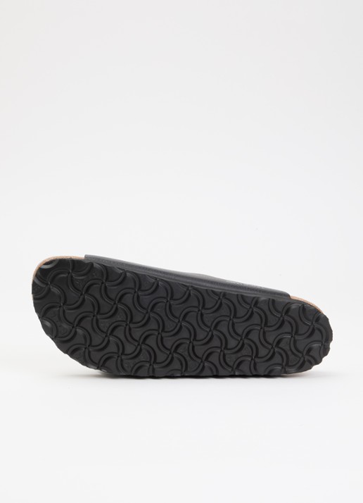 Birkenstock Narrow Fit Arizona slipper van leer - detail 4 zwart