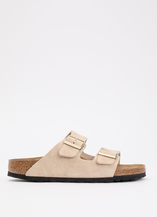 Birkenstock Narrow Fit Arizona slipper van suède
