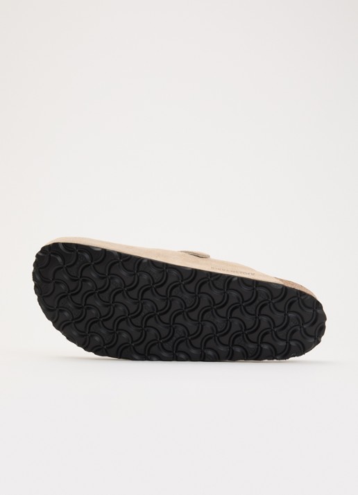 Birkenstock Narrow Fit Boston muiltje van suède - detail 4 beige