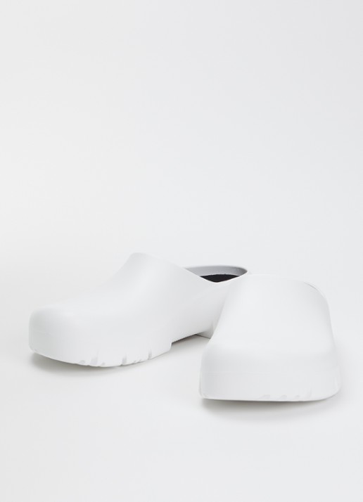 Birkenstock  Super Birki 2.0 muiltje van rubber - detail 3 wit