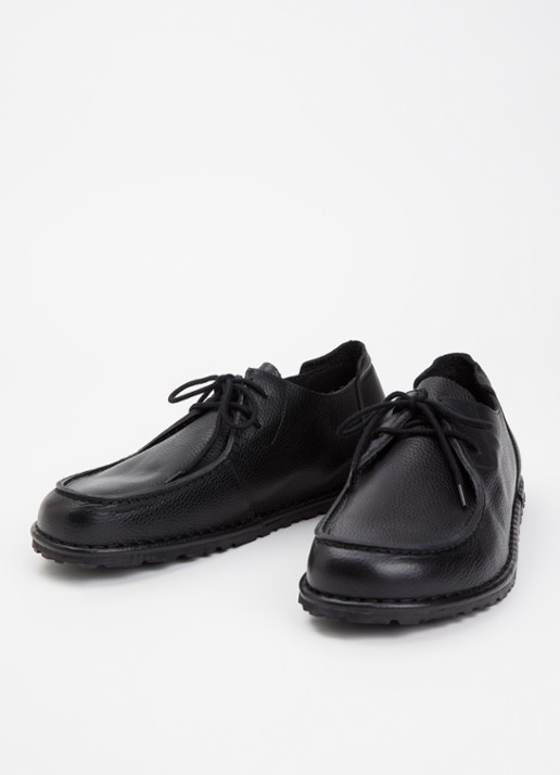Birkenstock Utti Lace veterschoen van leer - detail 3 zwart