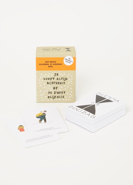 BIS Publishers Het grote dilemma op dinsdag spel - detail lichtbruin