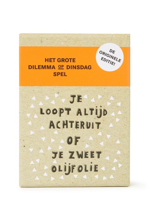 BIS Publishers Het grote dilemma op dinsdag spel - voorkant 2 lichtbruin