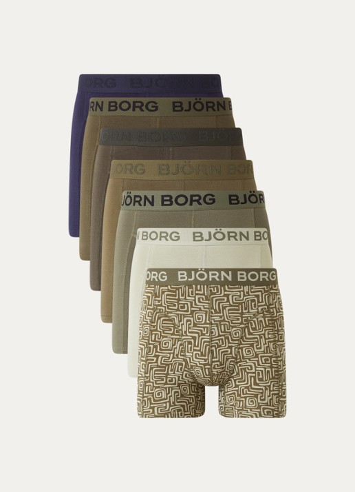 Björn Borg Boxershort met logoband in 7-pack