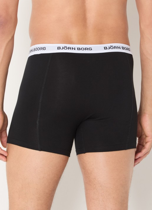 Björn Borg Boxershort van katoen in 3-pack - achterkant 4 zwart