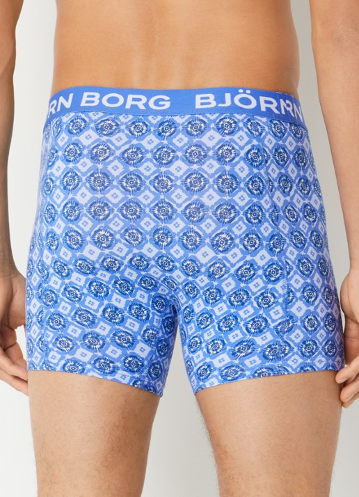 Björn Borg Boxershort van katoen in 5-pack - achterkant blauw