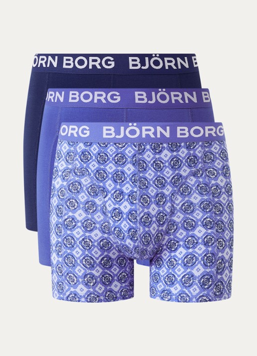 Björn Borg Boxershort van katoen in 5-pack - voorkant 2 blauw