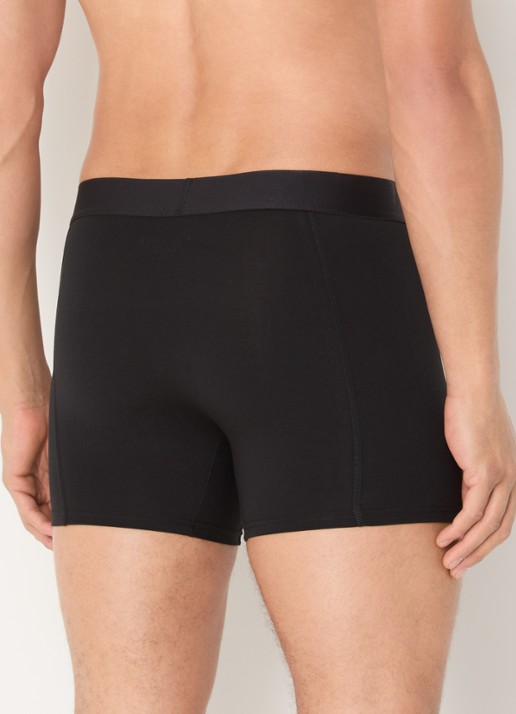 Björn Borg Boxershorts met logoband in 2-pack - achterkant zwart