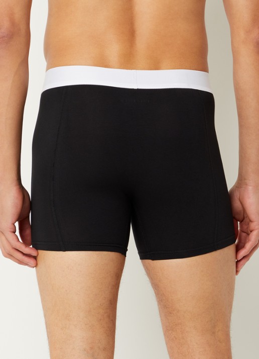 Björn Borg Boxershorts met logoband in 2-pack - achterkant 3 grijs