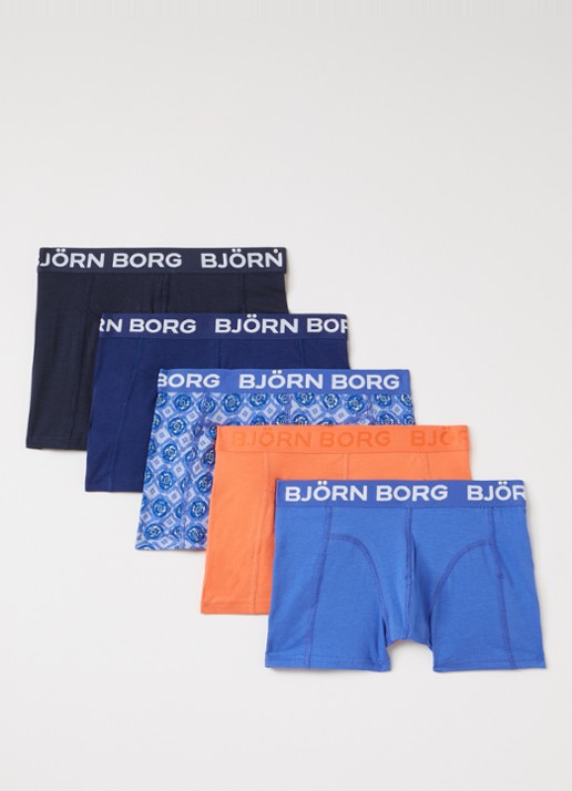 Björn Borg Boxershorts met logoband in 5-pack
