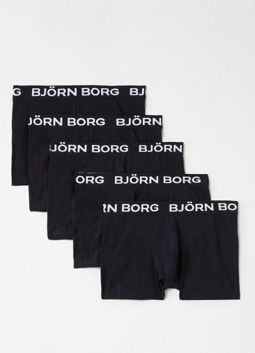 Björn Borg Boxershorts met logoband in 5-pack