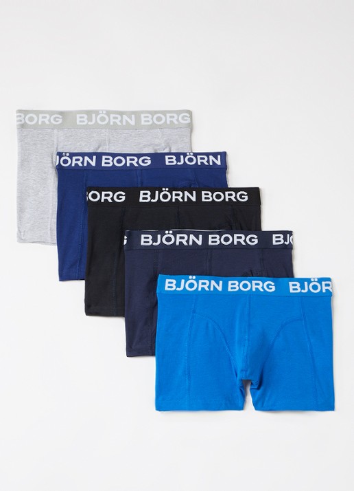 Björn Borg Boxershorts met logoband in 5-pack