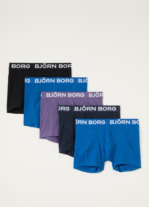 Björn Borg Boxershorts met logoband in 5-pack