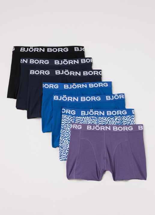 Björn Borg Boxershorts met logoband in 7-pack