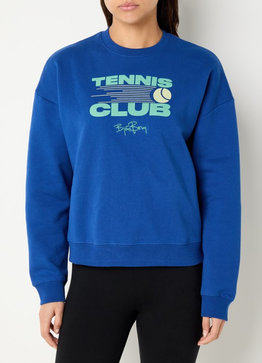 Björn Borg Boyfriend sweater met front- en backprint