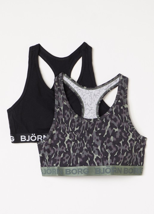 Björn Borg Bralette met logoband in 2-pack