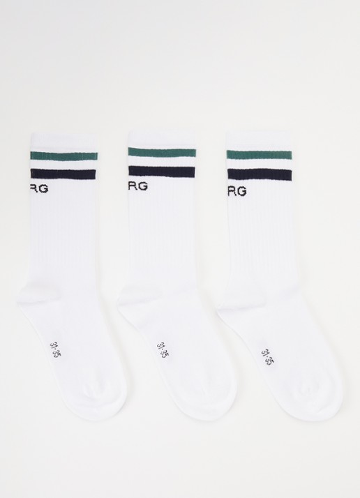 Björn Borg Core Crew sportsokken met logo in 3-pack