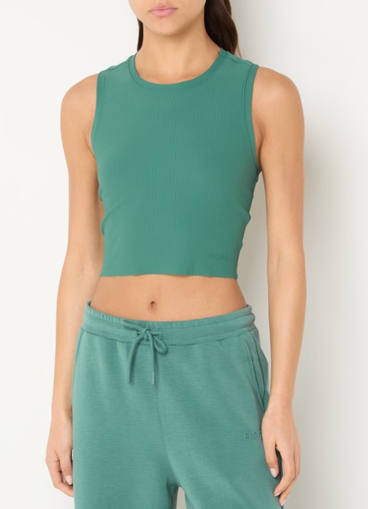 Björn Borg Cropped tanktop met structuur