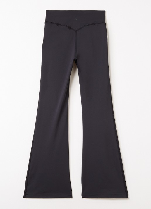 Björn Borg Flared fit legging met stretch - voorkant 2 zwart