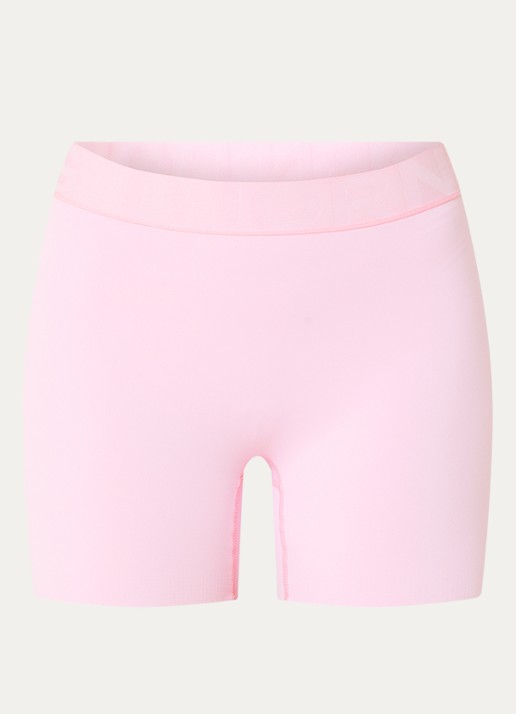 Björn Borg High waist slim fit korte broek - voorkant 2 lichtroze