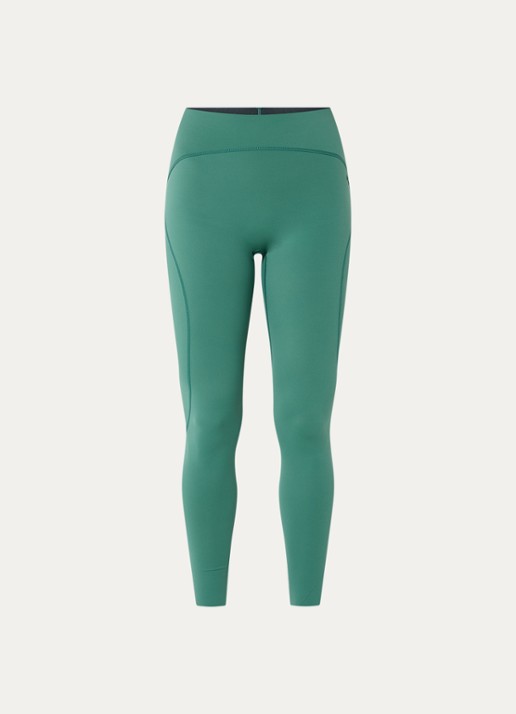 Björn Borg High waist slim fit trainingslegging - voorkant groen