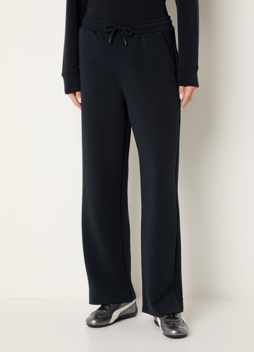 Björn Borg High waist straight fit joggingbroek met logo en steekzakken