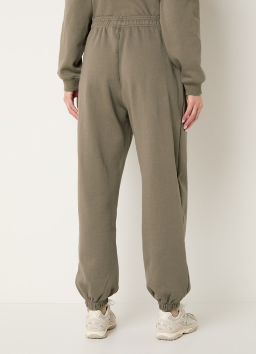 Björn Borg High waist tapered fit joggingbroek met steekzakken - achterkant 3 lichtbruin