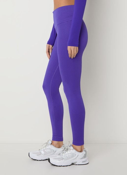 Björn Borg High waist trainingslegging - detail 2 kobaltblauw