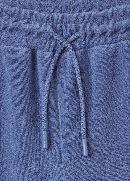 Björn Borg Loose fit korte broek van badstof - detail indigo