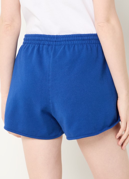 Björn Borg Low waist wide fit shorts met steekzakken - achterkant 3 kobaltblauw