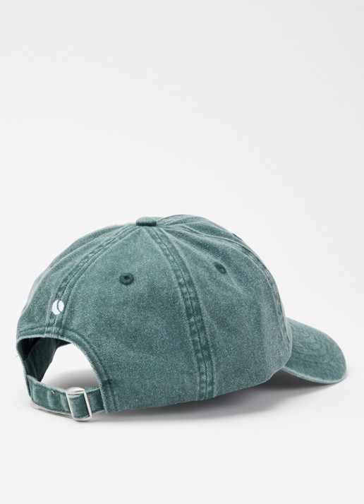 Björn Borg Pet van denim met logoborduring - detail 2 groen