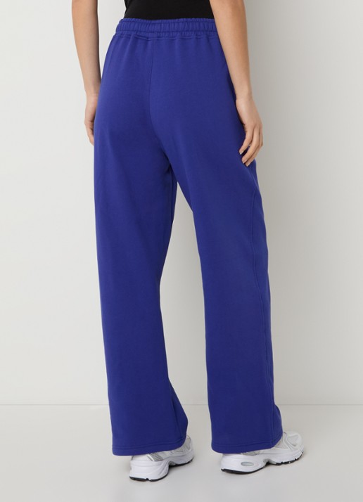 Björn Borg Studio high waist joggingbroek met logo - achterkant 4 kobaltblauw