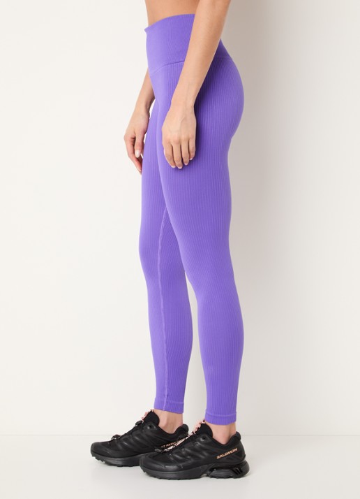 Björn Borg Studio high waist skinny fit rib trainingslegging - detail 3 violet