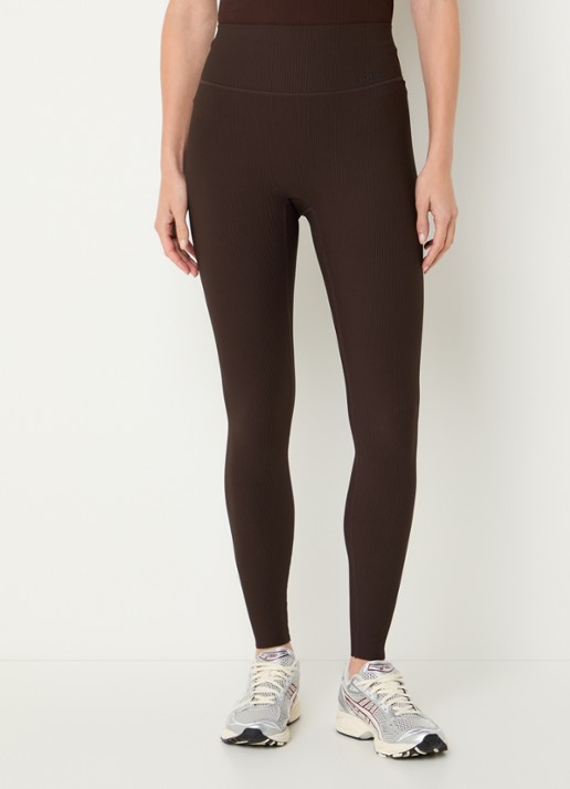 Björn Borg Studio high waist skinny fit trainingslegging met ribstructuur