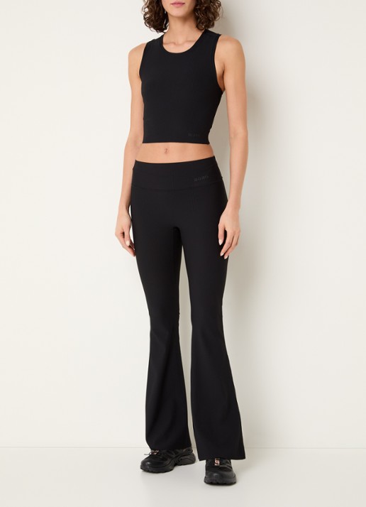 Björn Borg Studio rib tanktop  - voorkant 3 zwart