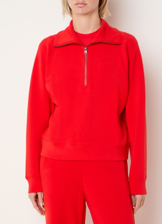 Björn Borg Studio Soft sweater met halve rits