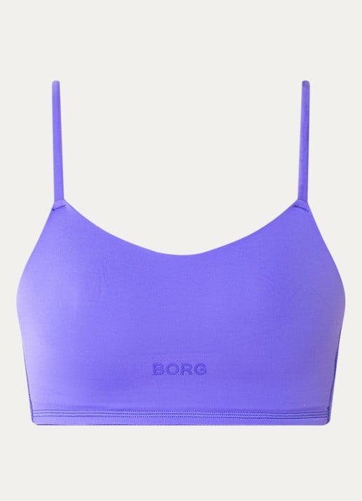 Björn Borg Studio sport bh met light support - voorkant violet