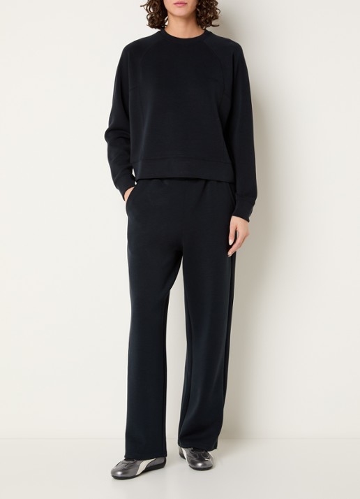 Björn Borg Sweater met logo - voorkant 2 zwart