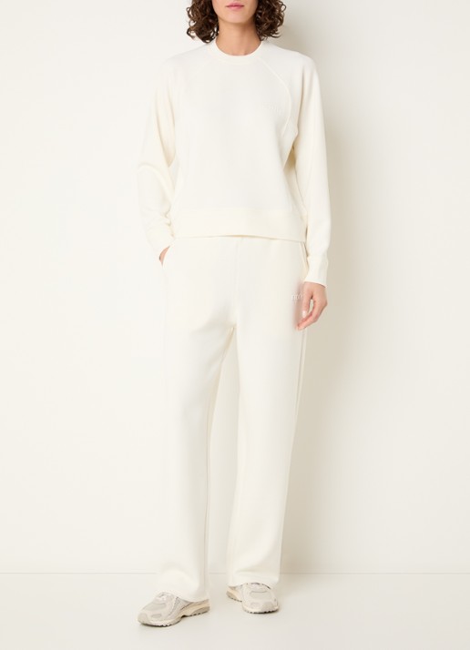 Björn Borg Sweater met logo - voorkant 4 creme