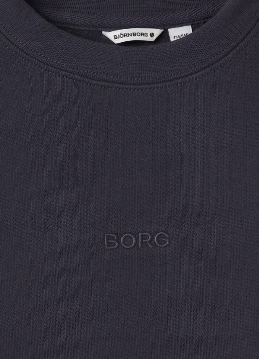 Björn Borg Sweater met logoborduring - detail indigo