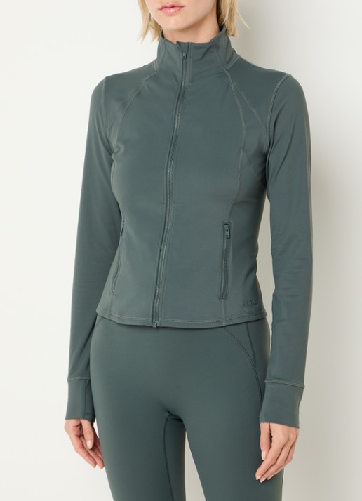 Björn Borg Sweatvest met logo en ritszakken