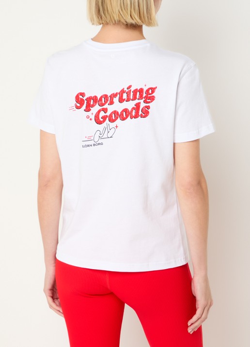 Björn Borg T-shirt met front- en backprint
