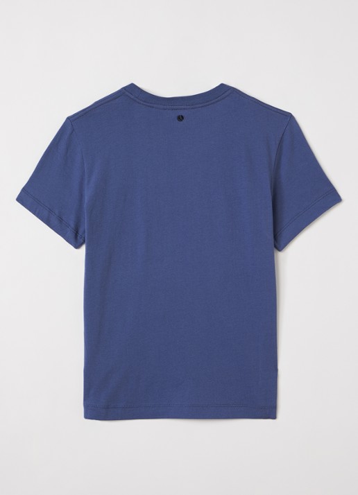 Björn Borg T-shirt met logoborduring - voorkant 2 indigo