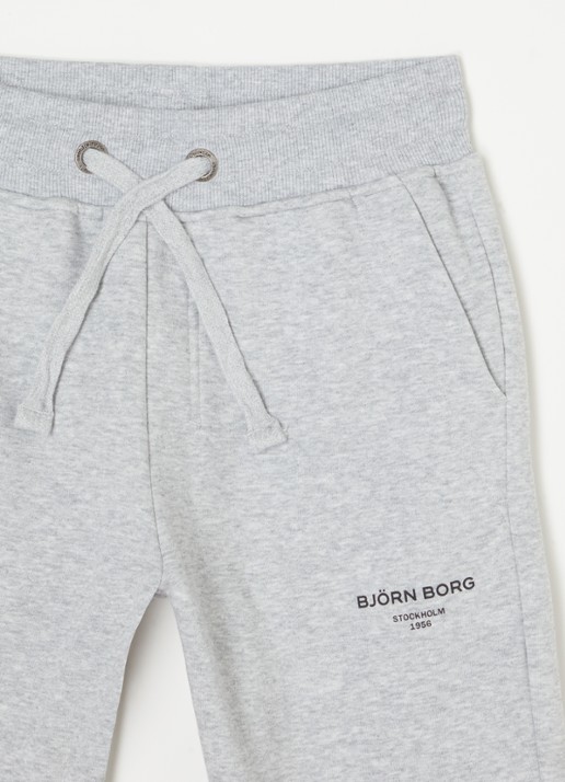Björn Borg Tapered fit joggingbroek met steekzakken - detail grijsmele