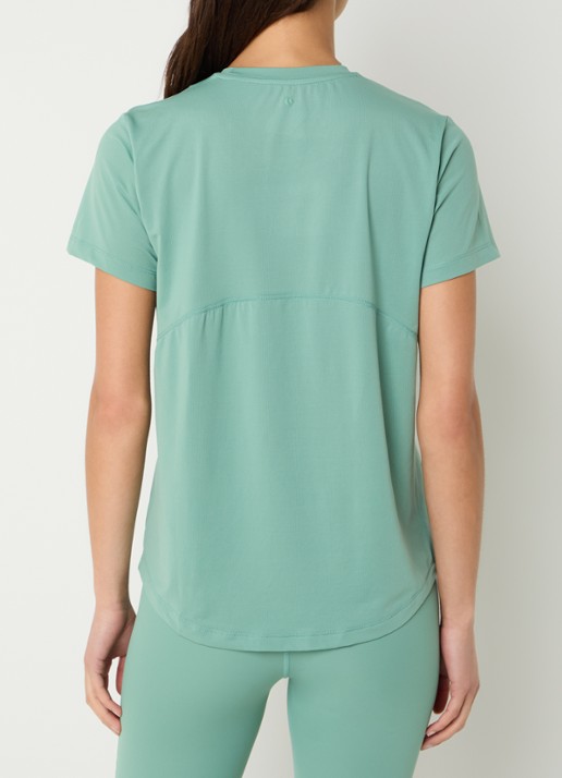 Björn Borg Trainings T-shirt met logo - achterkant mint