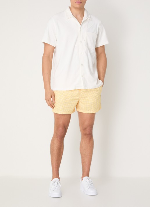 Björn Borg Zwemshort met print - voorkant 4 geel