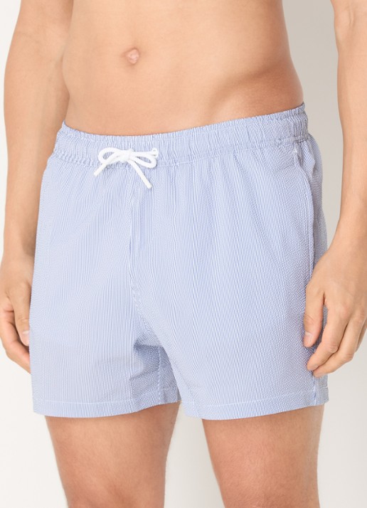 Björn Borg Zwemshorts met streepprint - detail 3 donkerblauw